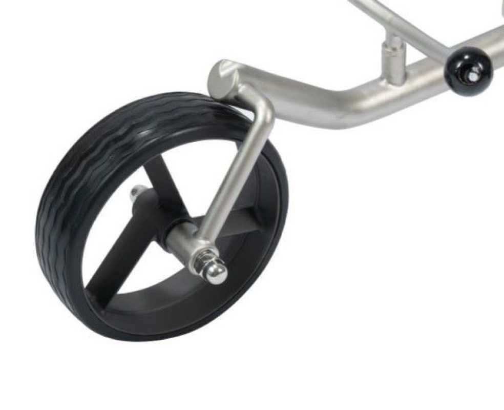 Vorderrad komplett mit Bereifung, Breite 5 cm, Radlager Ø10 mm, mit Vorderrad-Stütze, ersatzbar für altes modell bis Jahr 2020
